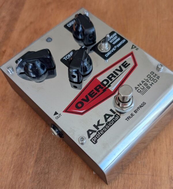 akai pedale de guitare overdrive anslog custom shop pret argent (4)