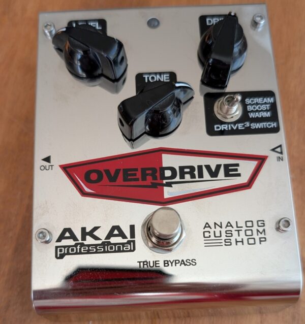 akai pedale de guitare overdrive anslog custom shop pret argent (5)
