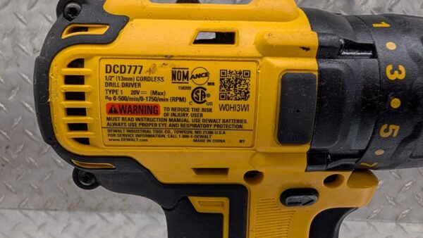 dewalt perceuse drill dcd777 brushless pret argent (6)