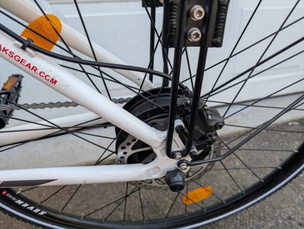 e one 7h velo bike bicycle 17 pouces electric 48v pret argent (13)