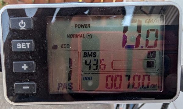 e one 7h velo bike bicycle 17 pouces electric 48v pret argent (18)