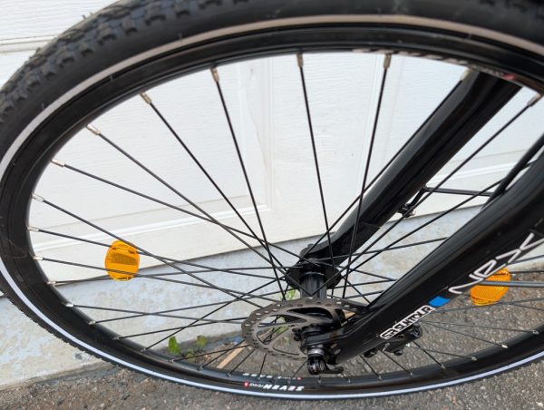 e one 7h velo bike bicycle 17 pouces electric 48v pret argent (19)