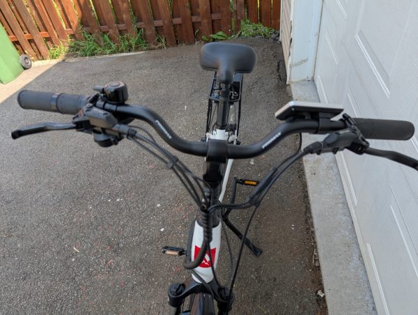 e one 7h velo bike bicycle 17 pouces electric 48v pret argent (4)