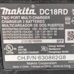 makita chargeur rapide double 18v dc18rd pret argent (3)