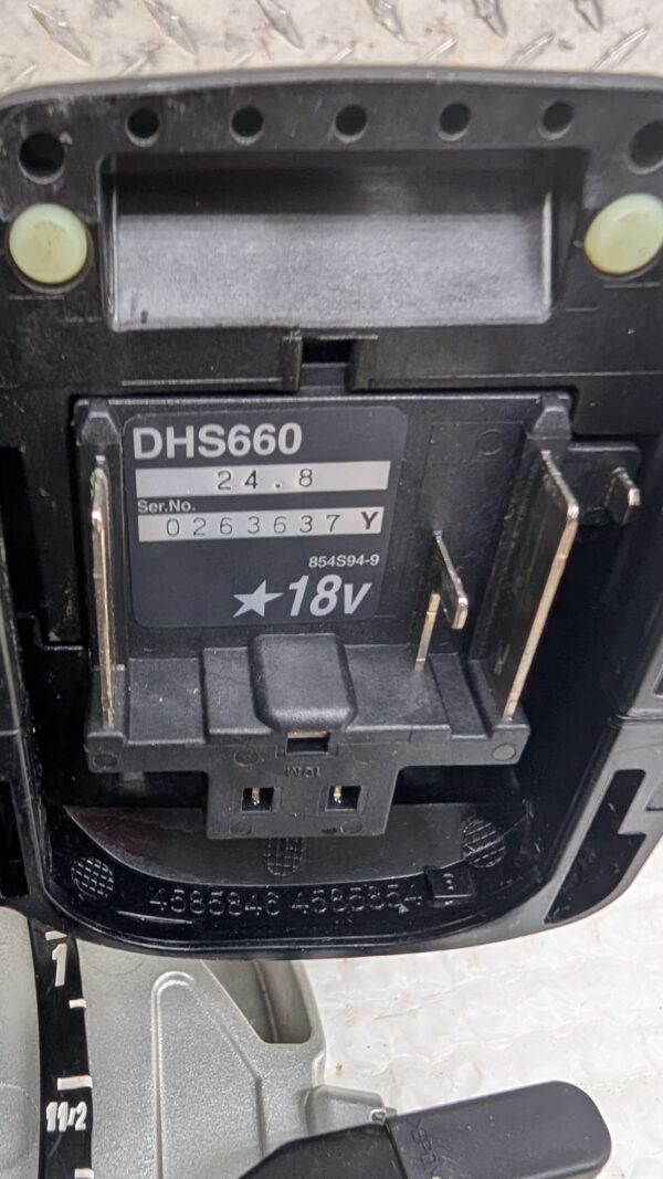 makita das660 18v brushless 6.5 inch diam scie circulaire saw pret argent (3)