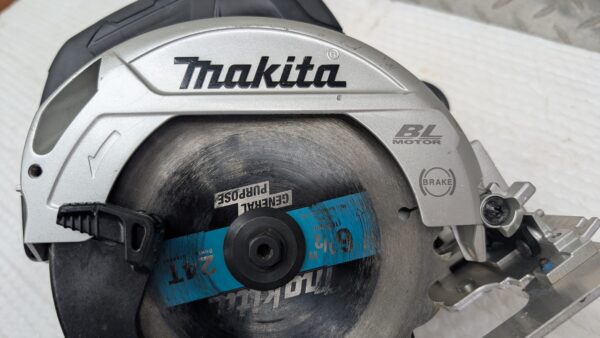 makita das660 18v brushless 6.5 inch diam scie circulaire saw pret argent (5)