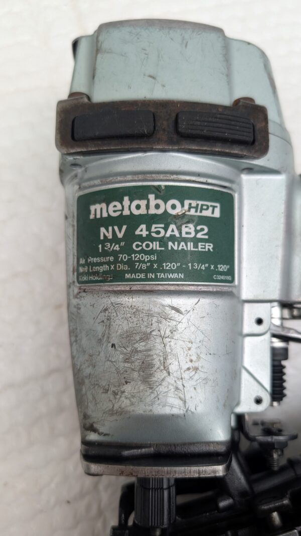 metabo hpt nv 45ab2 cloueuse toiture coil nailer pret argent (10)