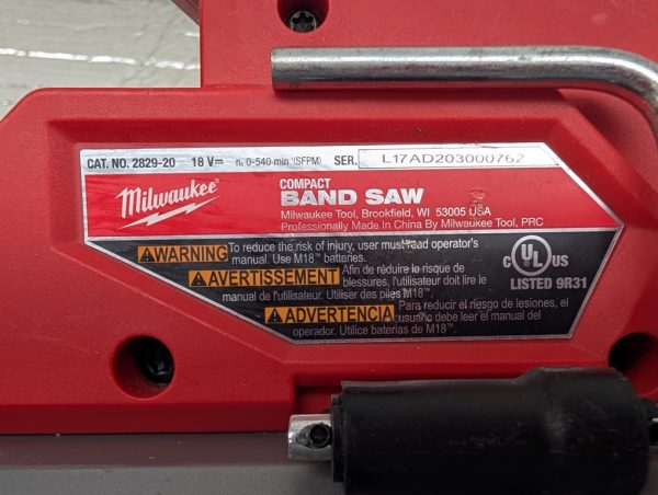 milwaukee band saw 2829 20 fuel brushless scie ruband m18 pret argent (16)