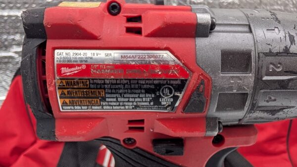 milwaukee fuel 0904 20 hammer drill perceusse marteau m18 18v cordless pret argent (9)