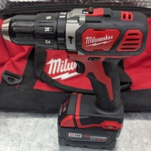 milwaukee hammer drill marteau perceuse 2607 20 m18 fuel red lithium pret argent (12)