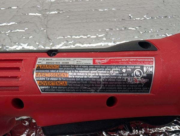 milwaukee m18 2680 20 grinder meuleuse d'angle fuel red 18v pret argent (11)