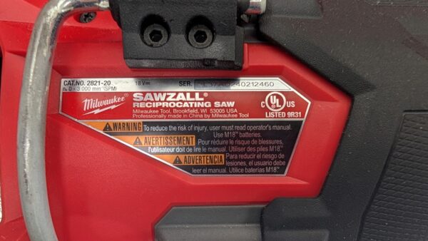 milwaukee sawzall reciprocating saw va vient cesar 2821 20 scie m18 fuel pret argent (11)