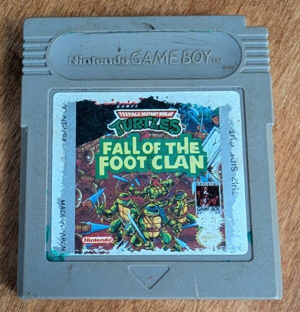 nintendo game boy fall of the foot clan pret argnet (1)