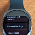samsung smart watch montre ineligente sm l335f 5 atm pret argent (2)
